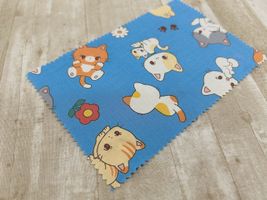 Saori Oguchi Fabric collection キュートキャットのスケアープリント_拡大イメージ