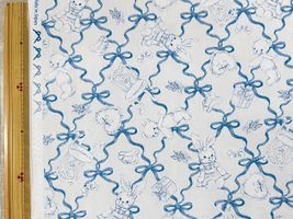 青木美沙子×クラシカルモダン オックスプリント「マイルーム2」ネイビー