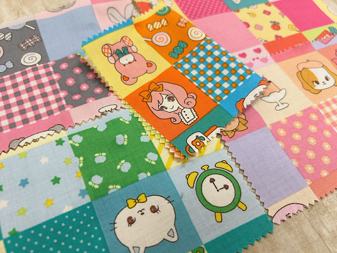 Saori Oguchi Fabric collection パッチワークガールのスケアー