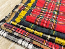 Exclusive Collection 先染綿麻タータンチェック_拡大イメージ