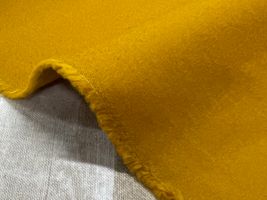 Exclusive collection アンティーク仕上げのコットン馬布マスタード