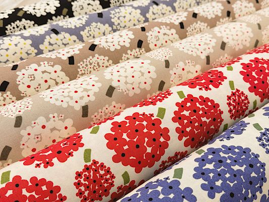 コットンこばやし 北欧調ラウンドブーケのコットンキャンバス