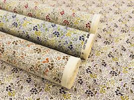 コットンこばやし ナチュラルトーンの花柄ブロードプリント_拡大イメージ