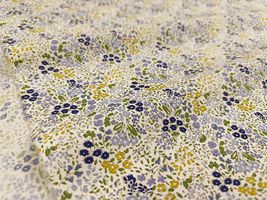 コットンこばやし ナチュラルトーンの花柄ブロードプリント_拡大イメージ