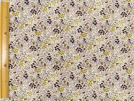 コットンこばやし ナチュラルトーンの花柄ブロードプリント_拡大イメージ