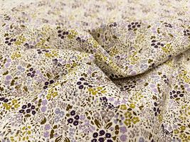 コットンこばやし ナチュラルトーンの花柄ブロードプリント_拡大イメージ