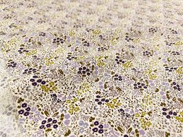 コットンこばやし ナチュラルトーンの花柄ブロードプリント_拡大イメージ