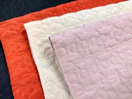 キュートなさくらんぼ模様のキルティング「cherry Quilting」_拡大イメージ