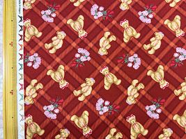 青木美沙子×クラシカルモダン オックスプリント「あこがれくま2」_拡大イメージ