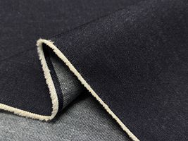 【現品限り特価】広島県福山うまれの145cm幅8.5オンスデニムデニムネイビー