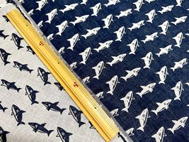 Exclusive Collection 播州織ダブルガーゼジャカードサメのみ