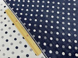 Exclusive Collection 播州織ダブルガーゼジャカード中水玉