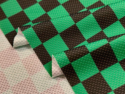 お買い得価格の 格子模様のクールクロスニット