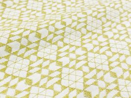 【現品限り特価】Exclusive Collection 三角タイルのダブルガーゼレースイエロー系