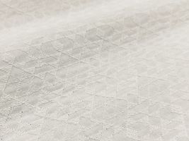 【現品限り特価】Exclusive Collection 三角タイルのダブルガーゼレースホワイト系