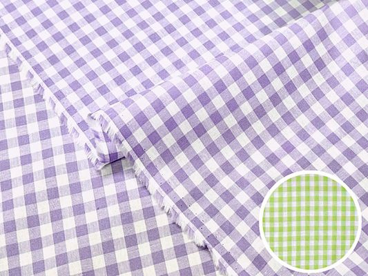 さらりとした肌触りのギンガムチェック