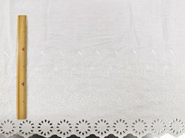 大塚屋オリジナルコットンボーダーレース「KUKKA」オフホワイト