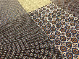 ORIENTAL バティックパッチワーク調スケアープリント_拡大イメージ