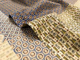ORIENTAL バティックパッチワーク調スケアープリント_拡大イメージ
