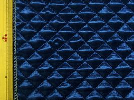 お買い得サテンキルティング無地ネイビー