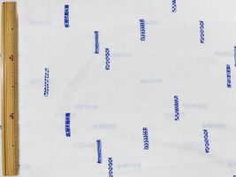 大塚屋オリジナルコットンレース「KEPPI」オフホワイト×ブルー