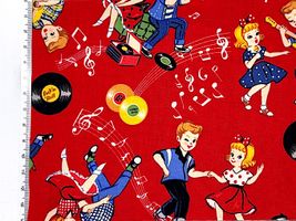 Sugar Rock「ラブ ロカビリー」レッド地