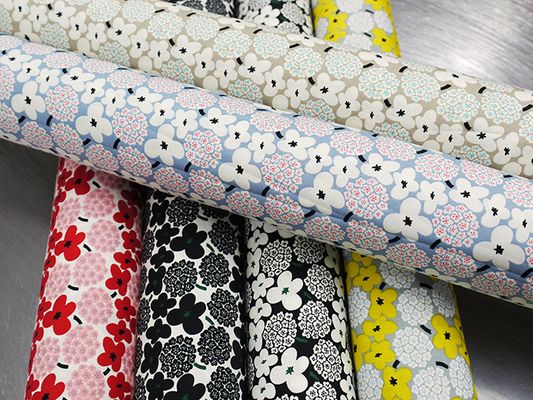 コットンこばやしブロードプリント「ミニブーケ」