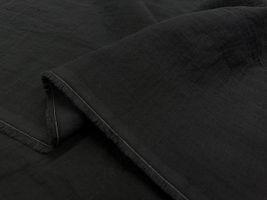 リンクル二重織りソフトコットン「スフレ」ブラック