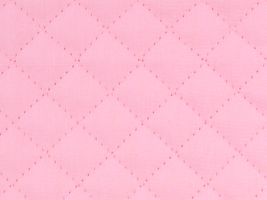 ブロード キルティング無地パステルピンク