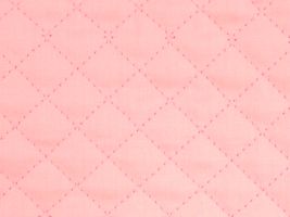 ブロード キルティング無地ライトピンク