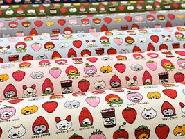 コットンこばやし ベリーニャンコのコットンキャンバスプリント_拡大イメージ