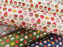 コットンこばやし ベリーニャンコのコットンキャンバスプリント_拡大イメージ