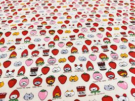 コットンこばやし ベリーニャンコのコットンキャンバスプリント_拡大イメージ