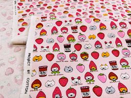 コットンこばやし ベリーニャンコのコットンキャンバスプリント_拡大イメージ