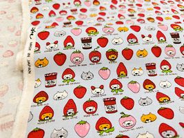 コットンこばやし ベリーニャンコのコットンキャンバスプリント_拡大イメージ