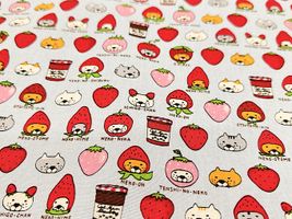 コットンこばやし ベリーニャンコのコットンキャンバスプリント_拡大イメージ