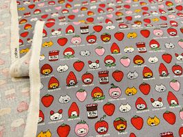 コットンこばやし ベリーニャンコのコットンキャンバスプリント_拡大イメージ