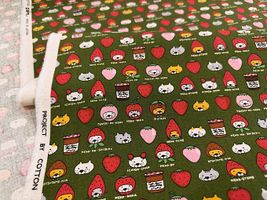 コットンこばやし ベリーニャンコのコットンキャンバスプリント_拡大イメージ