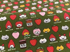 コットンこばやし ベリーニャンコのコットンキャンバスプリント_拡大イメージ