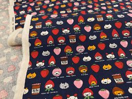 コットンこばやし ベリーニャンコのコットンキャンバスプリント_拡大イメージ