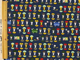 コットンこばやし 愉快な猫さんのコットンキャンバスプリント_拡大イメージ