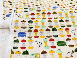 コットンこばやし 愉快な猫さんのコットンキャンバスプリント_拡大イメージ