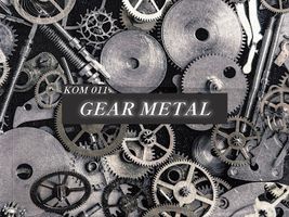 シーチングプリント「GEAR METAL」_拡大イメージ