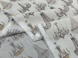 上品なシャンデリアの60ローンプリント_拡大イメージ