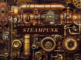 シーチングプリント「STEAMPUNK」_拡大イメージ