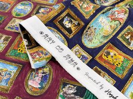 『Hoyoka』Cats Art Museumのシーチングプリント_拡大イメージ