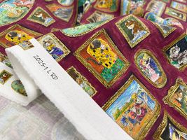 『Hoyoka』Cats Art Museumのシーチングプリント_拡大イメージ