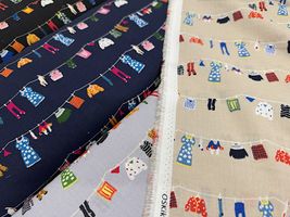 my piece of fabric 60ローンプリント「せんたくびより」_拡大イメージ