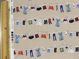 my piece of fabric 60ローンプリント「せんたくびより」_拡大イメージ