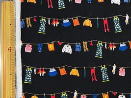 my piece of fabric 60ローンプリント「せんたくびより」_拡大イメージ